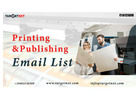 Where can you find an email list of printing and publishing manufacturers?
