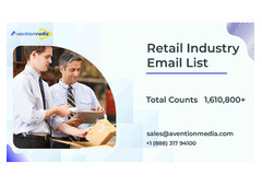 “Increase Your Business Growth With Avention Media’s Retail Industry Email List ”