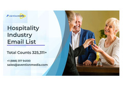 “Acquire 100% Accurate Hospitality Industry Email List With Avention Media”