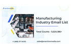 “Skyrocket Your Business Growth With Avention Media’s Manufacturing Industry Email List”