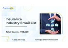“Get 100% Accurate Insurance Industry Email List With Avention Media”