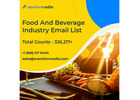 Elevate Your Business Outreach With Our Food And Beverage Industry Email List!