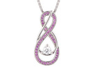 Unveil the Elegance of October with Our Pink Tourmaline Infinity Necklace