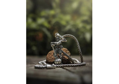 Hanuman Pendant with Silver Chain |Perfect for Daily Devotion